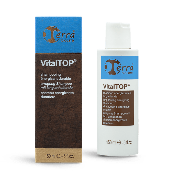 Vitaltop shampo energizzante a lunga durata terra biocare