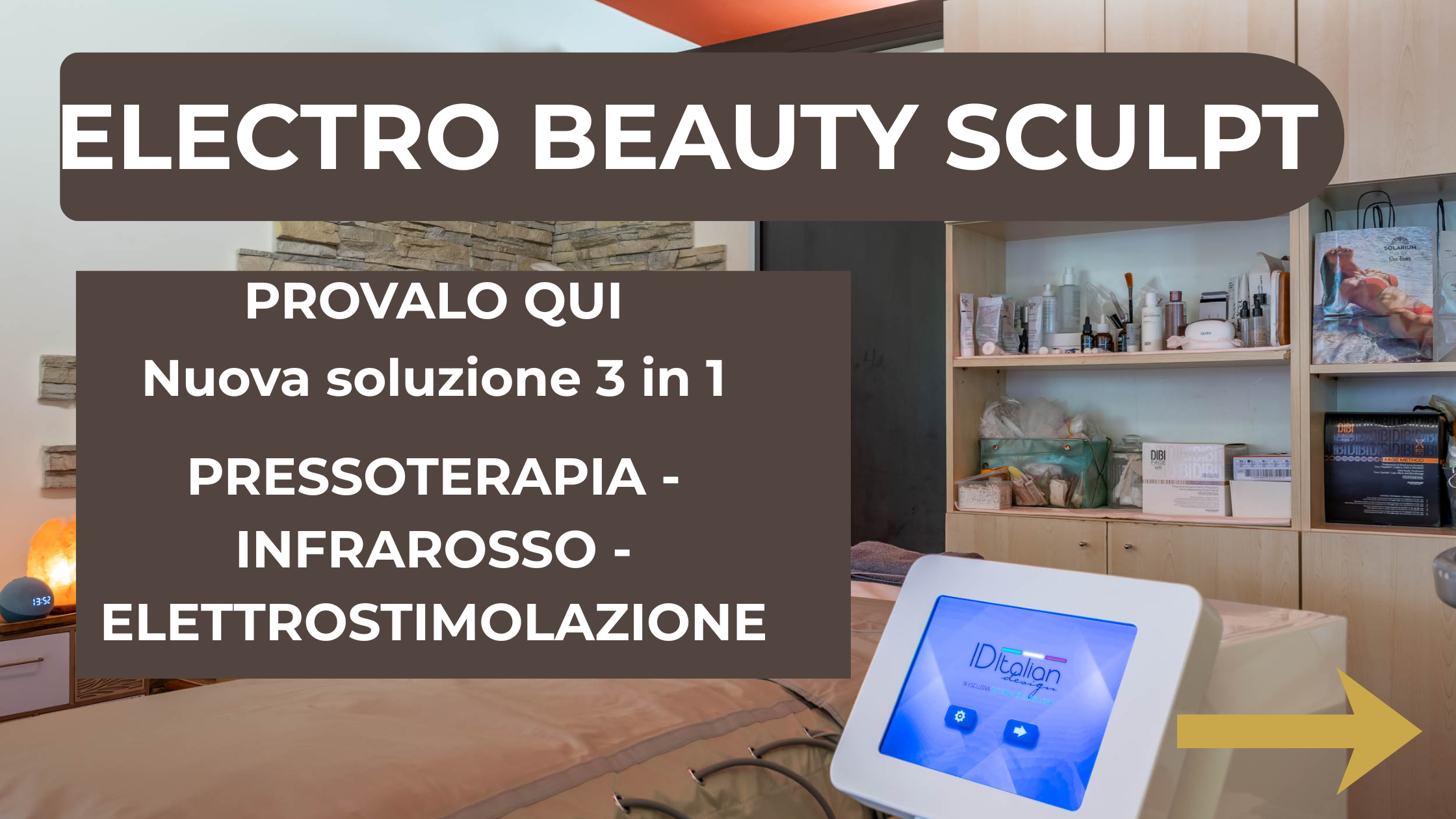 Novità Pressoterapia 3 in 1
